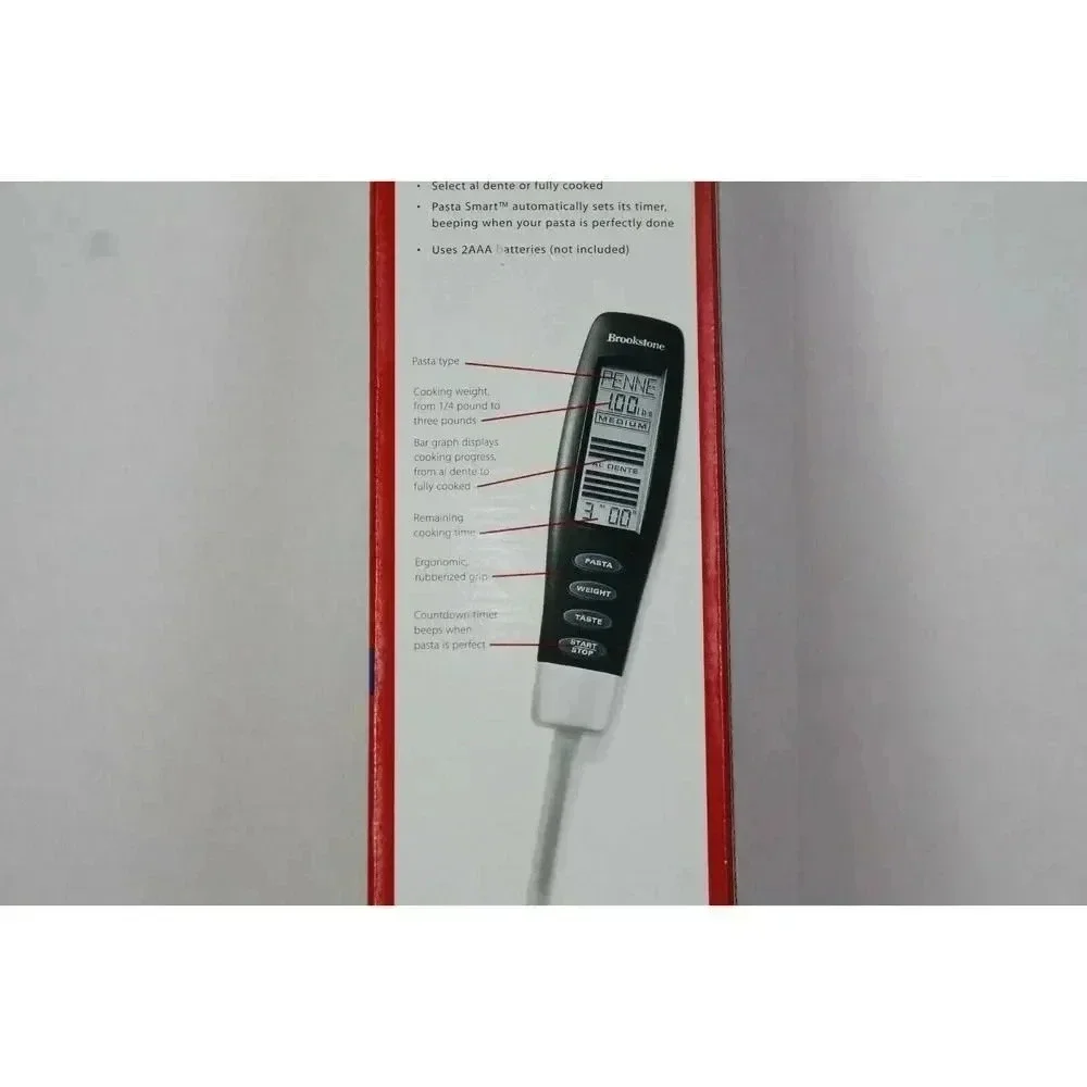 New Brookstone Tools That Think Pasta Smart Fork with Timer Kitchen Utensil